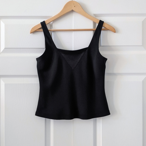 Sonia Rykiel Tops - Vintage Sonia Rykiel Black Sleeveless Silky Tank Top Made In France Size 40/M